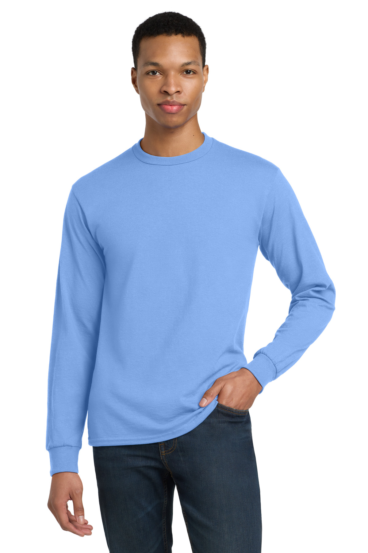 Gildan - DryBlend 50 Cotton/50 Poly Long Sleeve T-Shirt - Image 2