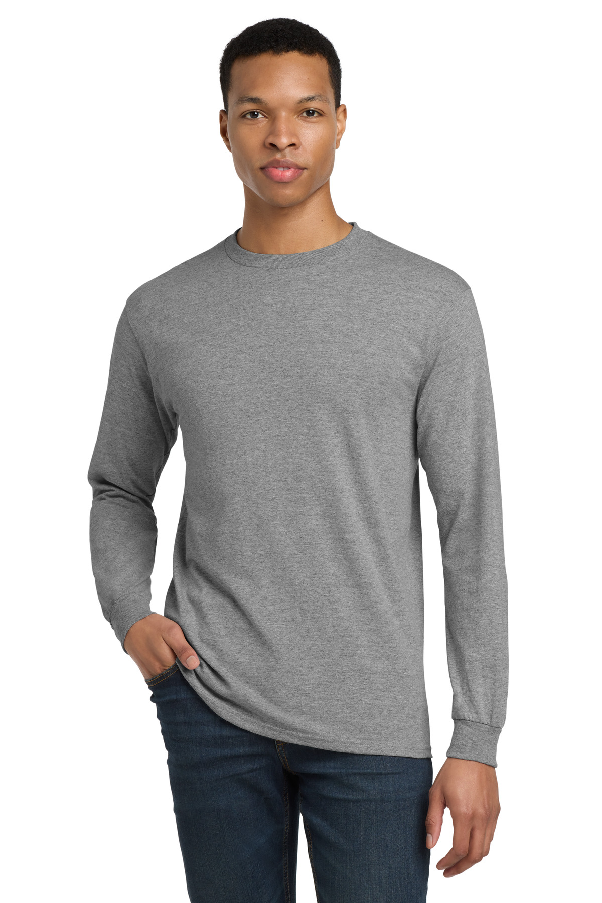 Gildan - DryBlend 50 Cotton/50 Poly Long Sleeve T-Shirt - Image 13