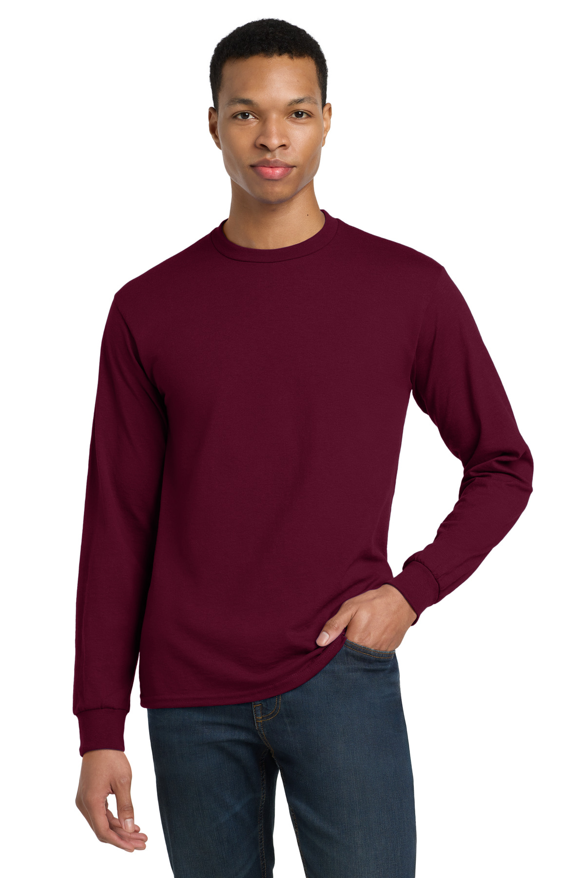 Gildan - DryBlend 50 Cotton/50 Poly Long Sleeve T-Shirt - Image 14