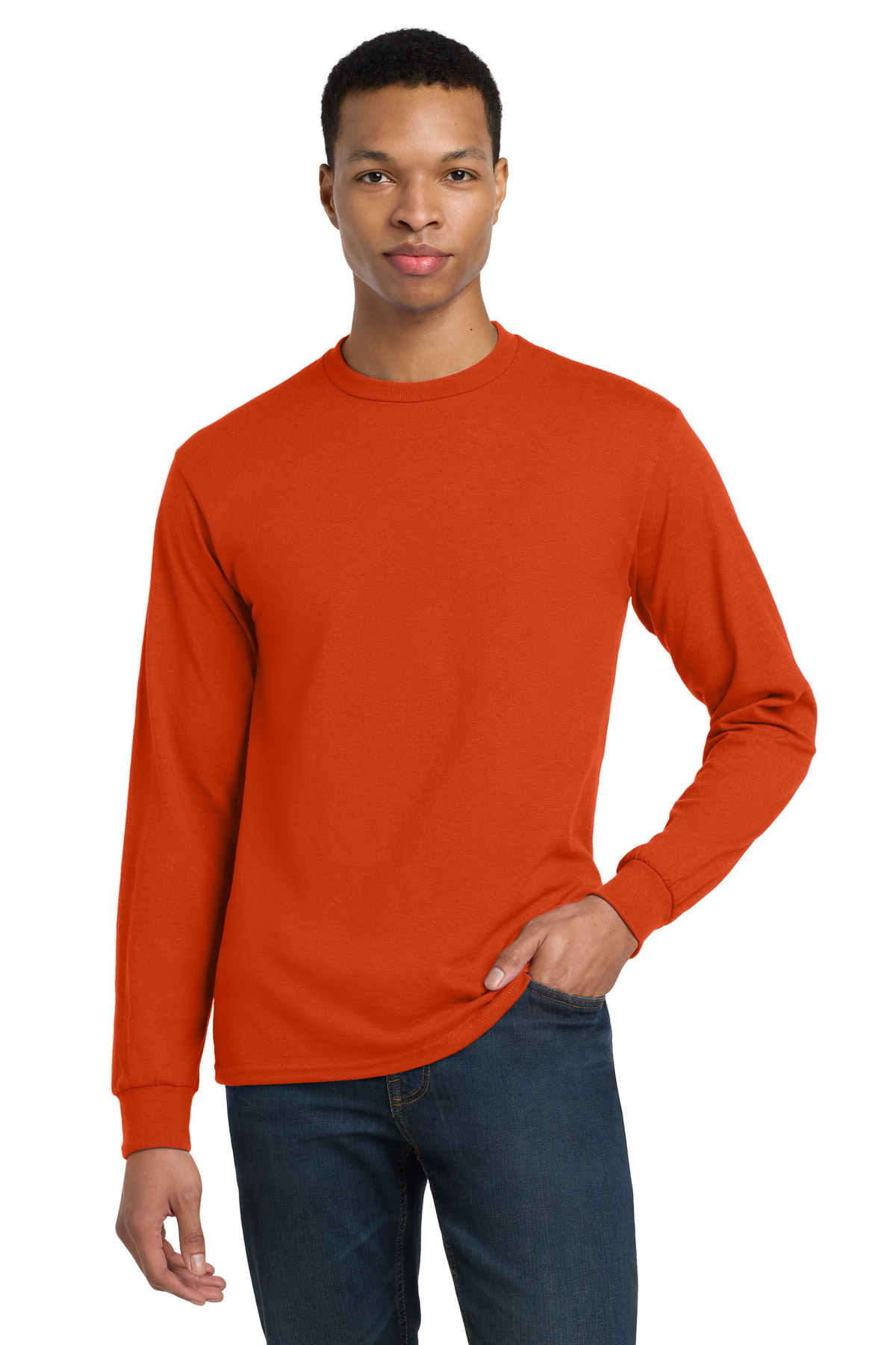 Gildan - DryBlend 50 Cotton/50 Poly Long Sleeve T-Shirt - Image 7