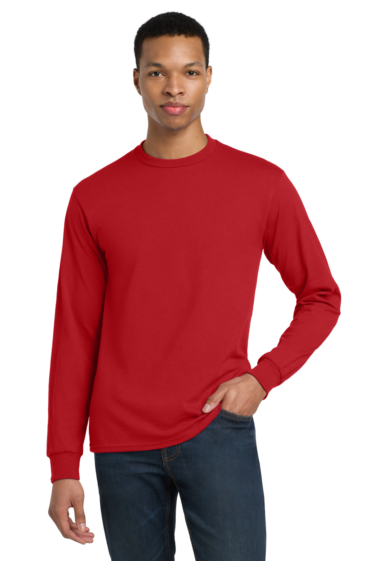 Gildan - DryBlend 50 Cotton/50 Poly Long Sleeve T-Shirt - Image 8