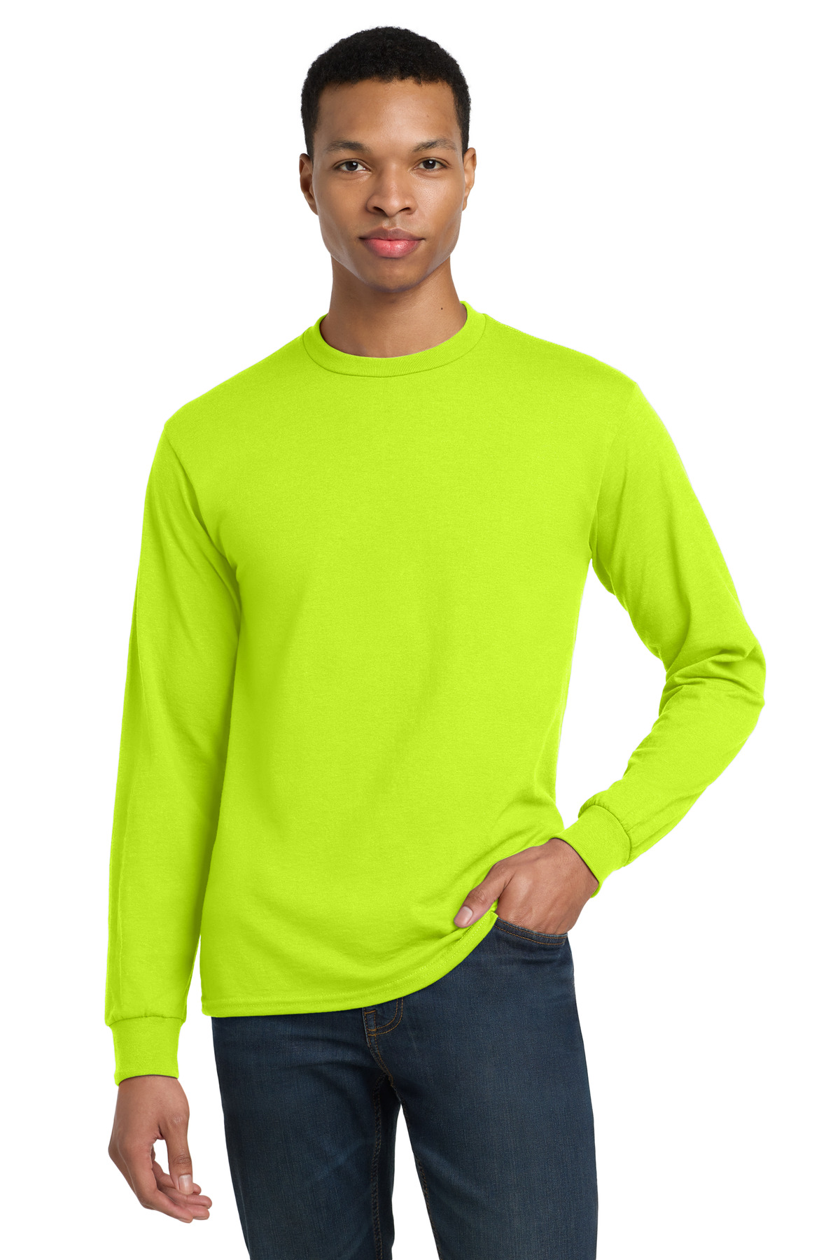 Gildan - DryBlend 50 Cotton/50 Poly Long Sleeve T-Shirt - Image 15