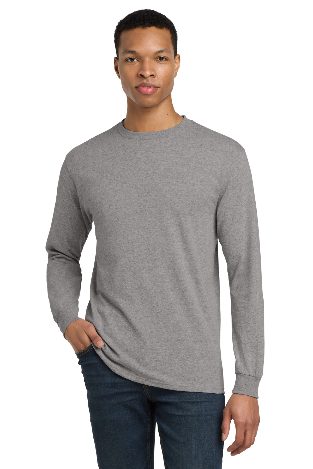Gildan - DryBlend 50 Cotton/50 Poly Long Sleeve T-Shirt - Image 10